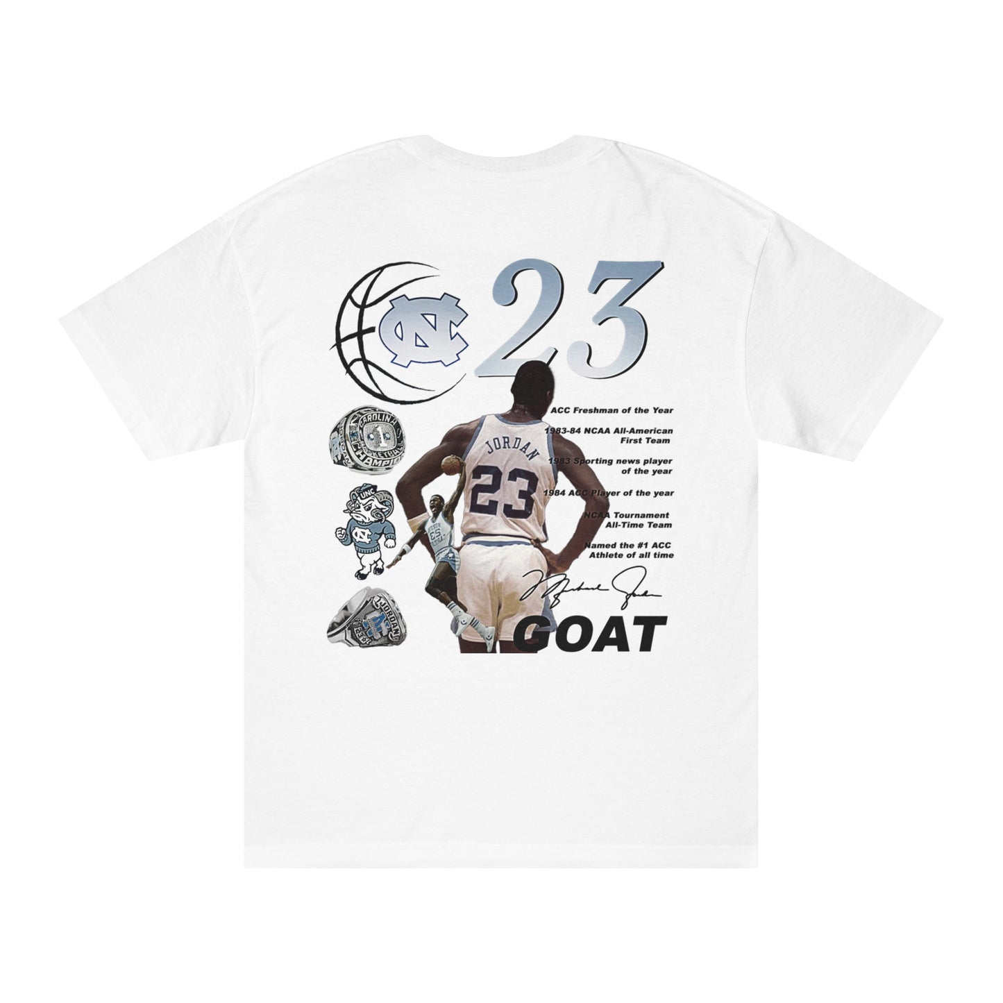 UNC Michael Jordan Tee (College Throwback Collection)