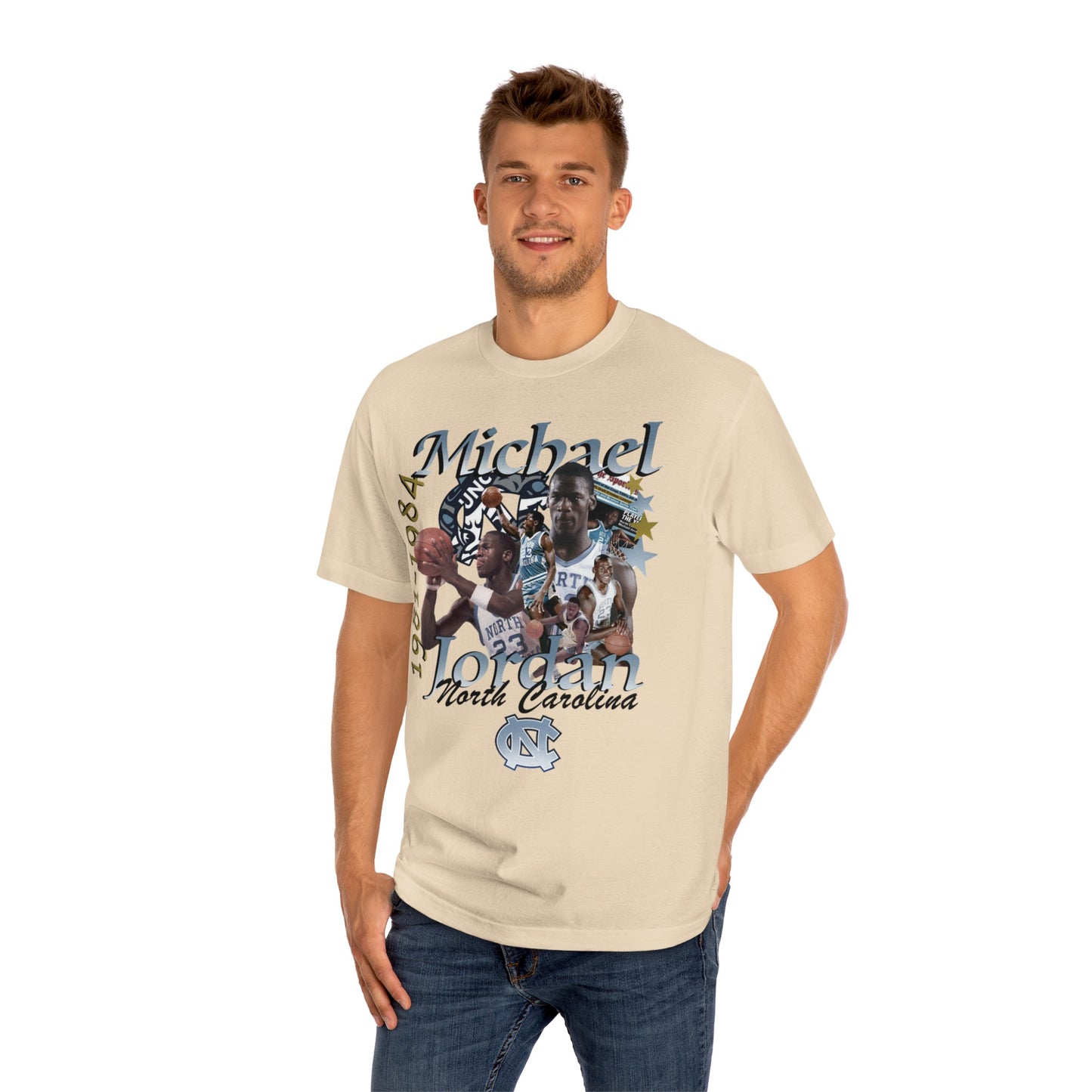 UNC Michael Jordan Tee (College Throwback Collection)