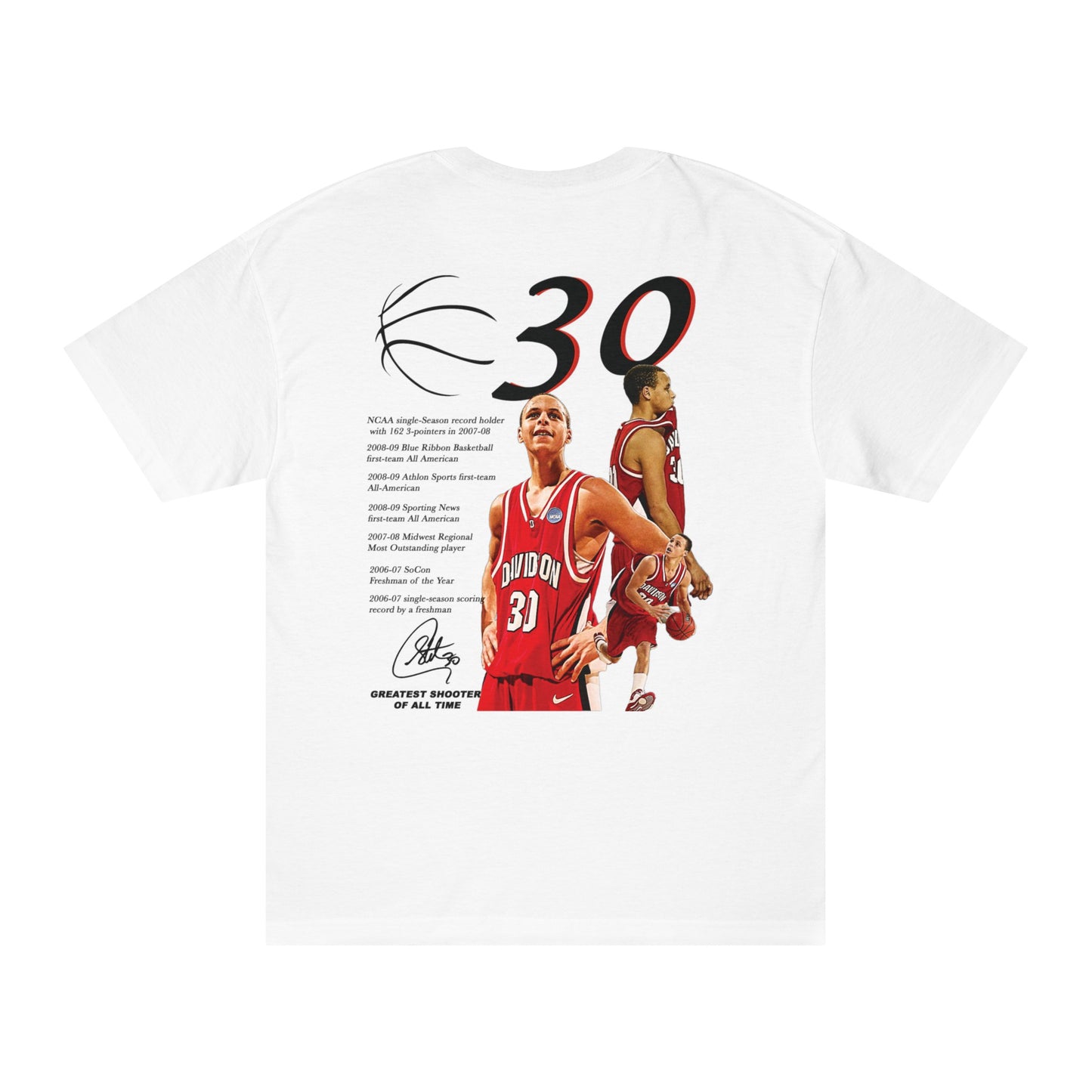 Davidson Steph Curry Tee (College Throwback Collection)