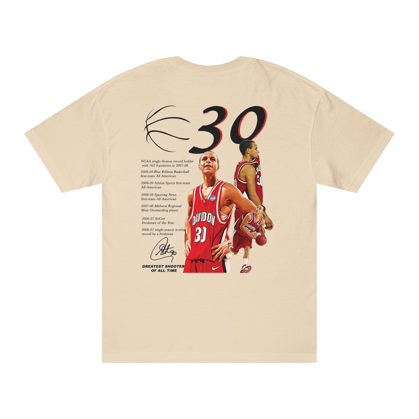 Davidson Steph Curry Tee (College Throwback Collection)